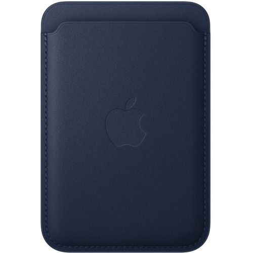 Porte-Cartes Apple En Tissage Fin Bleu