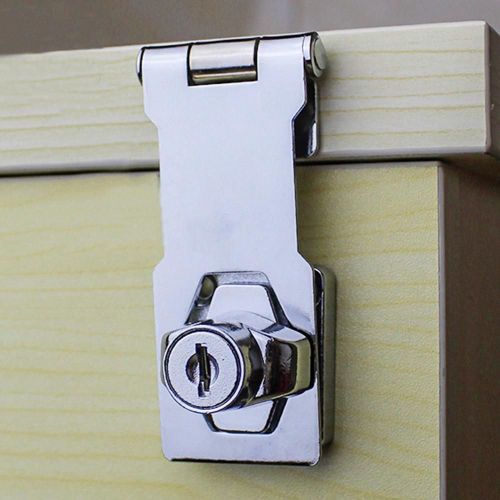 Serrure de porte coulissante en acier inoxydable, haute anticorrosion, traitement lumineux, Double serrure d'armoire, tiroir antivol, casier de boîte aux lettres