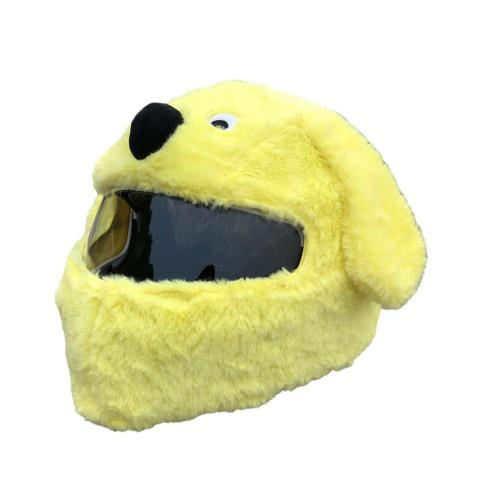 Housses De Casque De Moto, Couverture De Protection Complète En Peluche À Dessin Animé Amusant Pour Casques Personnalisés Fête F