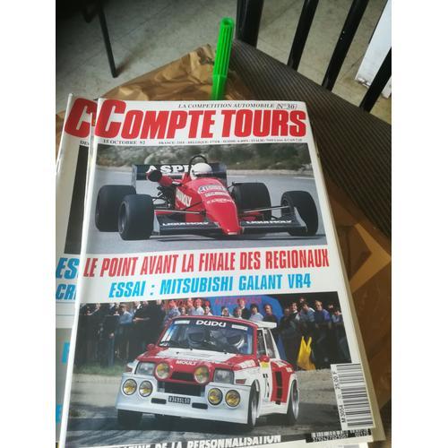 Compte Tours Magazine 30 De 1992 Limousin,Mitsubishi Galant Vr4 Weber,Ford Sierra Gr A,Porsche 911 Gr F,