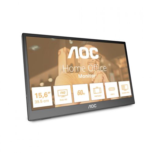 Aoc T2 16t3ea écran Plat De Pc 39,6 Cm (15.6") 1920 X 1080 Pixels Ful
