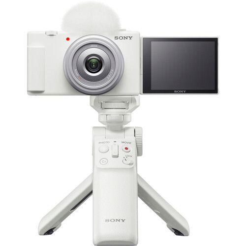 Caméra Sony ZV-1F Vlogging (Blanc) + Sony GP-VPT2BT Blanc