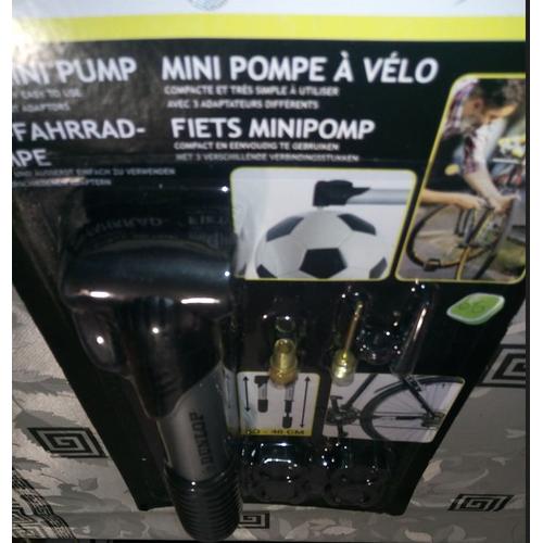 Dunlop - Mini Pompe À Vélo – Bike Mini Pump Pratique - Compacte Et Très Simple À Utiliser Pour Gonflage Les Pneus Et Les Ballons