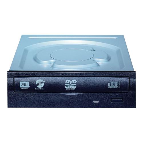 LiteOn iHAS124 - Lecteur de disque - DVD±RW (±R DL)/DVD-RAM - 24x/24x/12x - Serial ATA - interne - 5.25" - noir