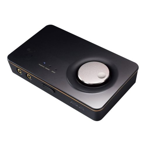 ASUS Xonar U7 MKII - Carte son - 24 bits - 192 kHz - 114 dB rapport signal à bruit - 7.1 - USB 2.0 - CM6632AX