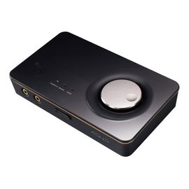 ASUS Xonar U7 MKII - Carte son - 24 bits - 192 kHz - 114 dB rapport signal à bruit - 7.1 - USB 2.0 - CM6632AX