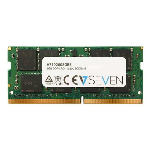 V7 - DDR4 - module - 8 Go - SO DIMM 260 broches - 2400 MHz / PC4-19200 - CL17 - 1.2 V - mémoire sans tampon - non ECC