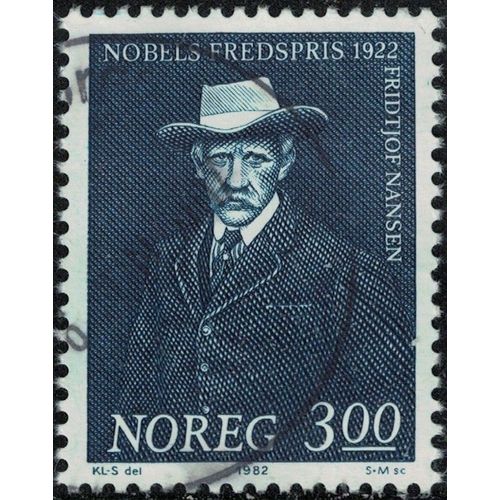 Norvège 1982 Oblitéré Used Prix Nobel De La Paix 1922 Fridtjof Nansen Y&t No 830 Su