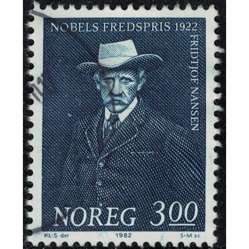Norvège 1982 Oblitéré Used Prix Nobel De La Paix 1922 Fridtjof Nansen Y&t No 830 Su