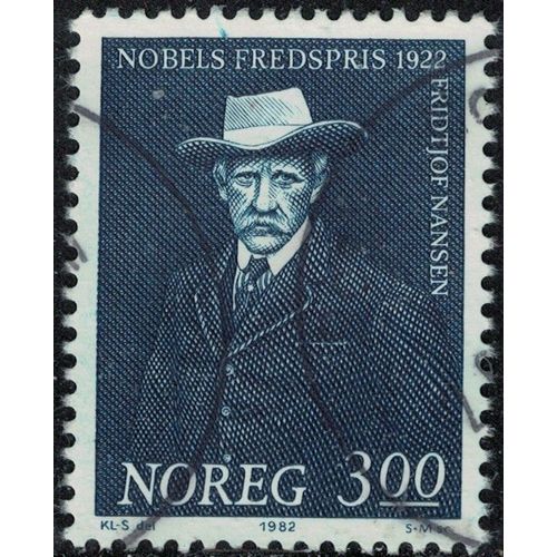 Norvège 1982 Oblitéré Used Prix Nobel De La Paix 1922 Fridtjof Nansen Y&t No 830 Su