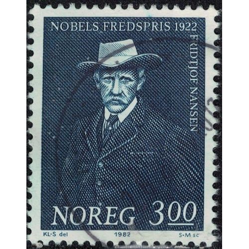 Norvège 1982 Oblitéré Used Prix Nobel De La Paix 1922 Fridtjof Nansen Y&t No 830 Su
