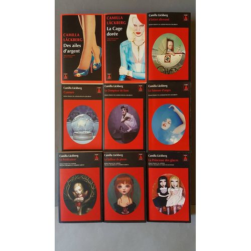 Camilla Lackberg - Lot De 9 Livres