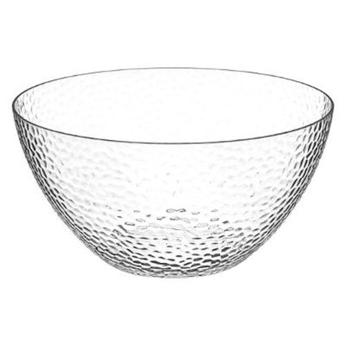 Saladier En Plastique "Martelé" 25cm Transparent