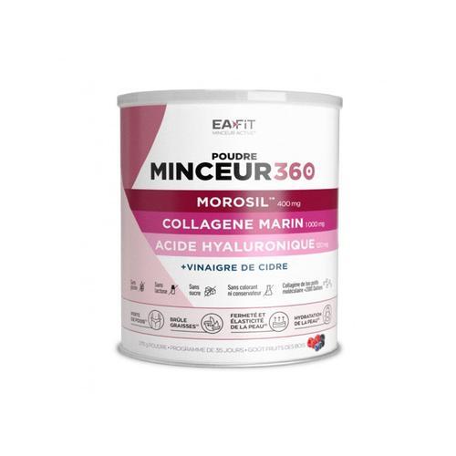 Minceur 360 Poudre Au Morosil (275g)|Fruits Des Bois| Brûleurs De Graisse|Eafit 