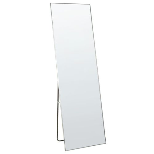 Miroir sur pied argenté 50 x 156 cm BEAUVAIS