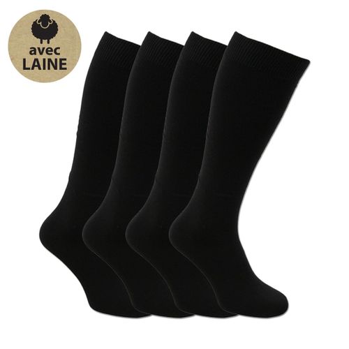 Chaussettes Hautes Homme Lot De 4