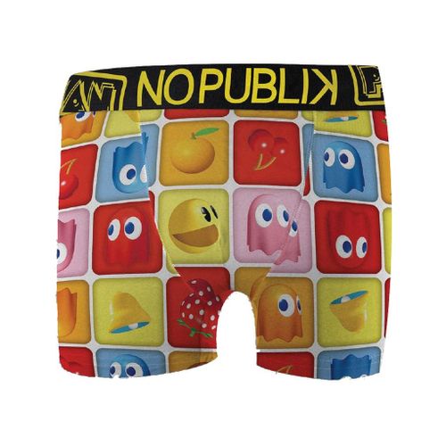 Boxer No Publik Featuring Pacman Homme Confort Et Fantaisie En Coton -Assortiment Modèles Photos Selon Arrivages- Icone 1542 En Microfibre