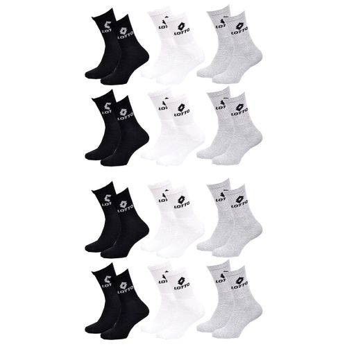 Chaussettes Homme Lotto Tennis Pack De 12 Paires Tennis Assorties