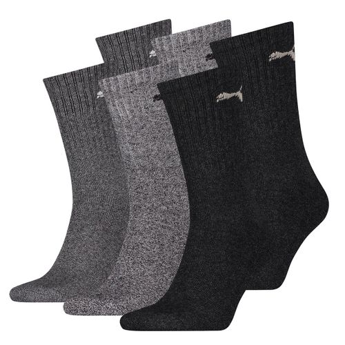 Chaussettes Sport Puma Tennis Crew Pack De 3 Paires Anthracite 207 Tennis Crew