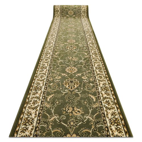 60x300 Cm Tapis De Couloir Bcf Morad Klasyk Classique Olive Verte 60 Cm