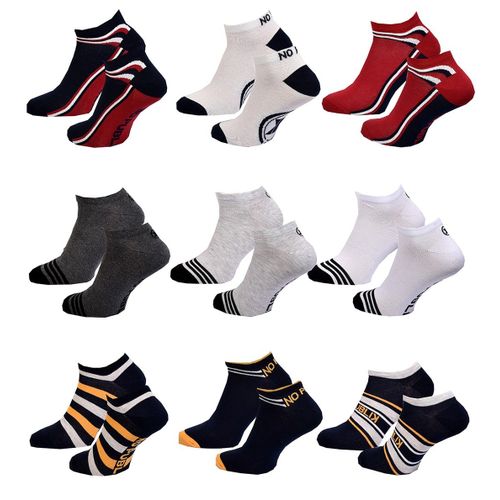 Chaussettes Homme No Publik Qualité Et Confort-Assortiment Modèles Photos Selon Arrivages- Pack De 9 Paires Sneakers No Publik