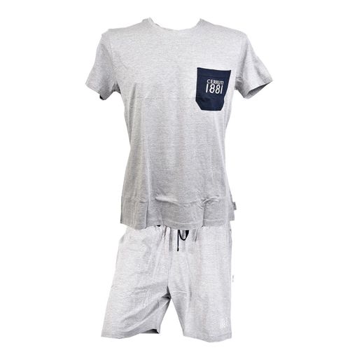 Pyjama Homme Cerruti 1881 En Coton -Chaleur, Douceur Et Confort- Pyjacourt Cerruti 1881 Gris