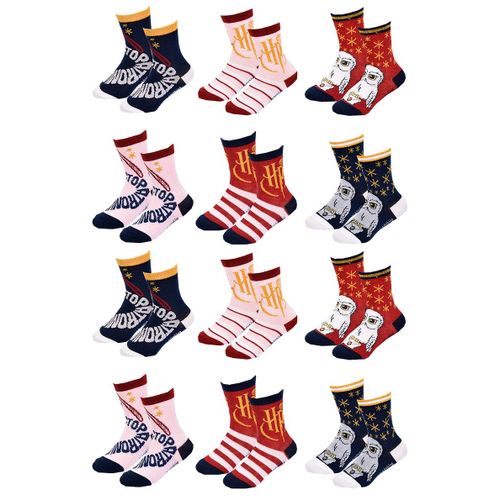 Chaussettes Fille Licence Pack De 12 Paires Surprise Pack 12 Harry Potter