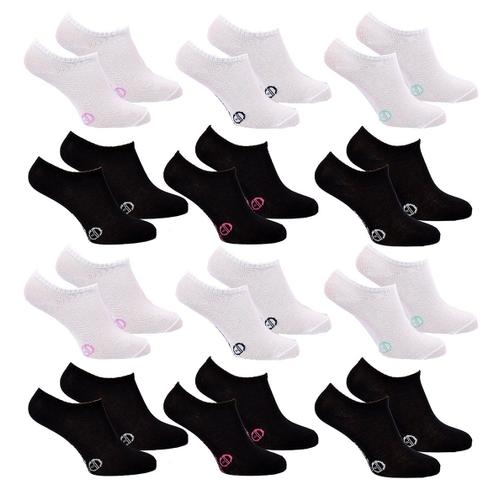 Chaussettes Enfant Sneaker Sergio Tacchini Lot De 12 Pack De 12 Paires 8047