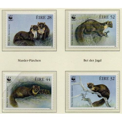 Irlande Timbres Animaux Wwf 92