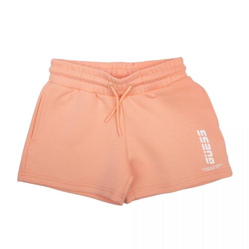 Short Court Jogging Avec Logo Saumon Enfant Guess