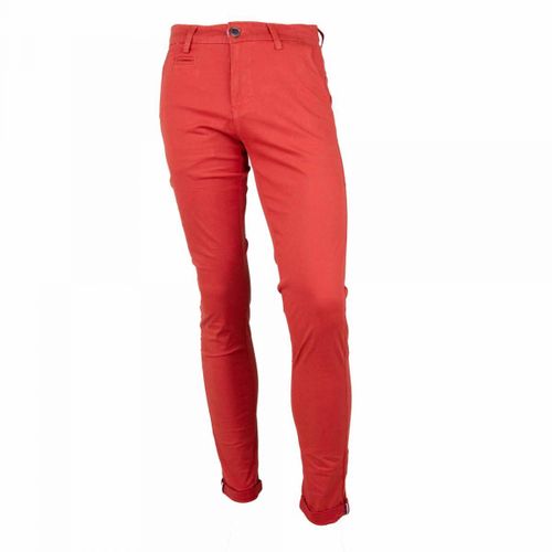 Pantalon Chino Coton Stretch Revers Fermeture Éclair Tenali Homme Blaggio