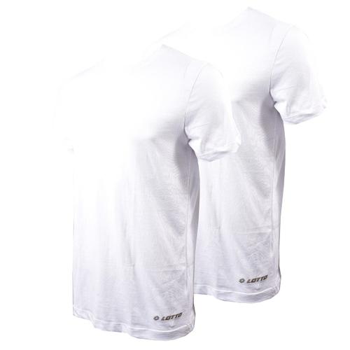 T Shirt Lotto Pack De 2 Col Rond 0418