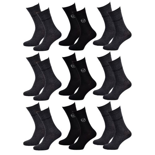 Chaussettes Homme Ville Sergio Tacchini Pack De 9 Paires 0687 Anthra