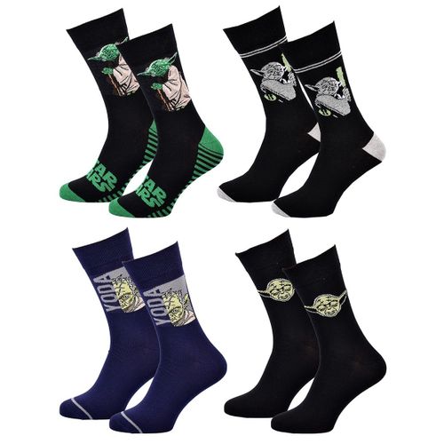 Chaussettes Pack Cadeaux Homme Stw Pack 4 Paires Yoda24