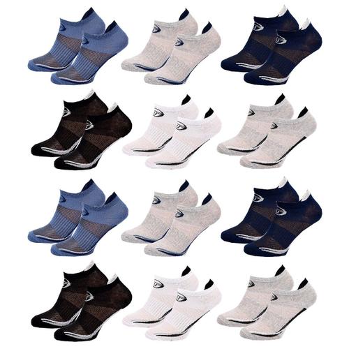 Chaussettes Enfant Sneaker Sergio Tacchini Lot De 12 Pack De 12 Paires 4447