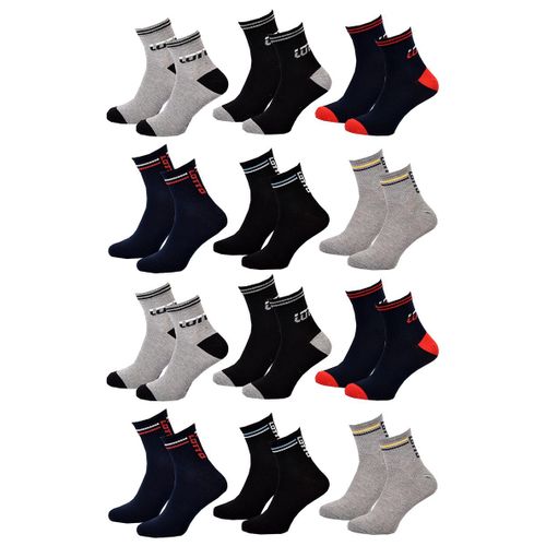 Chaussettes Homme Lotto Pack De 12 Paires Quarter 4614