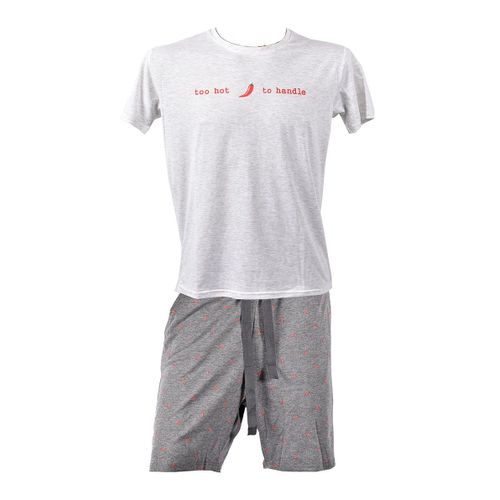Pyjama Court Homme Premium Fmf Homewear Hc04 Gris