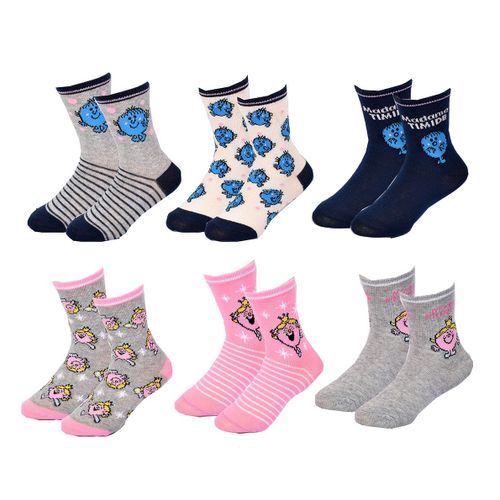 Chaussettes Pack Fille Monsieur Madame Pack De 6 Paires 5647