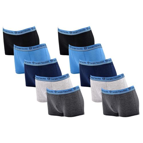 Boxer Enfant Sergio Tacchini Lot De 10 Pack De 10 Boxers 0238