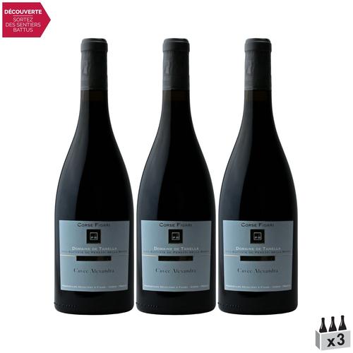 Domaine De Tanella Corse Figari Cuvée Alexandra Grande Réserve Rouge 2018 X3