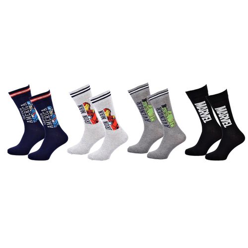 Chaussettes Avengers Pack De 4 Paires