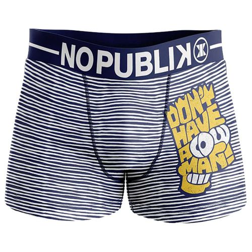 Boxer No Publik Featuring Simpsons Homme Confort Et Fantaisie En Coton -Assortiment Modèles Photos Selon Arrivages- 15412 En Microfibre