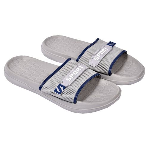Claquette Homme Antidérapante - Sandale De Piscine - Su5320 Gris