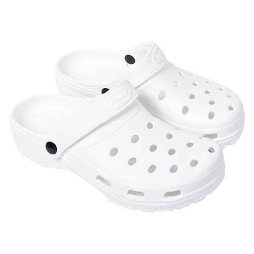 Claquette Sabot Eva Confort Sandale De Piscine Pu7886 Blanc