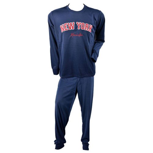 Pyjama Homme Long Sweet Secret Q2754 New York Marine