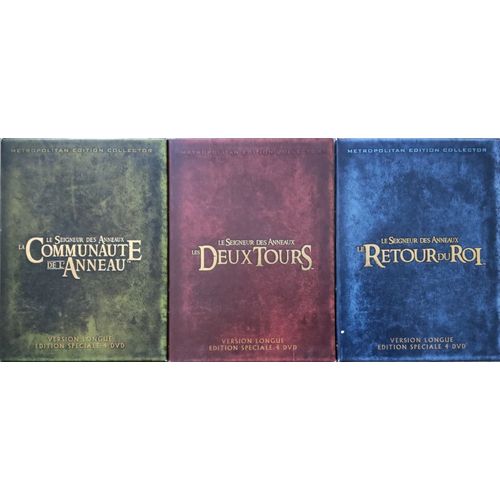 Le Seigneur Des Anneaux. La Trilogie En Version Metropolitan Collector. La Communauté De L'anneau / Les Deux Tours / Le Retour Du Roi.