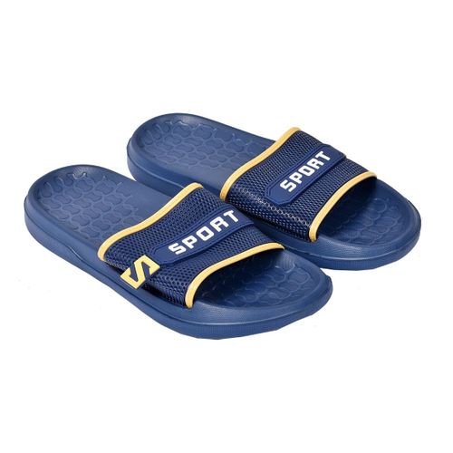 Claquette Homme Antidérapante - Sandale De Piscine - Su5320 Marine