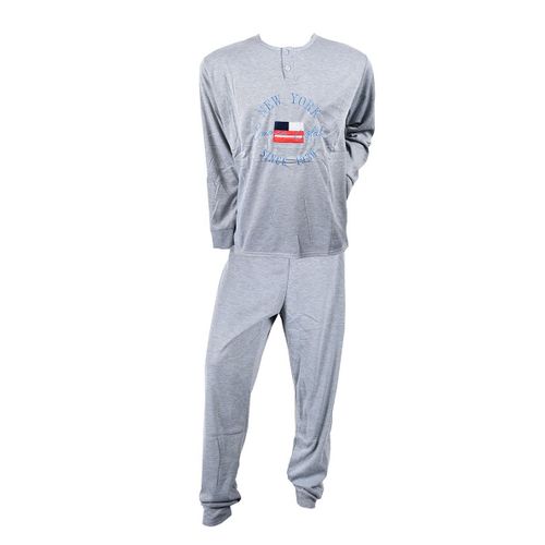 Pyjama Homme Long Sweet Secret Q2752 New York Gris