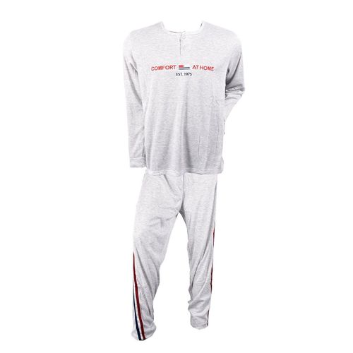 Pyjama Homme Long Sweet Secret C2687 At Home Gris