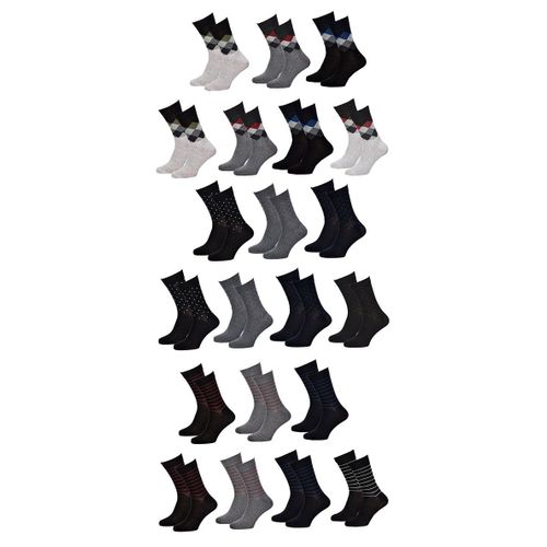 Chaussettes Homme Lee Cooper Urbain, Confort En Coton -Assortiment Modèles Photos Selon Arrivages- Pack De 21 Paires Lee Cooper